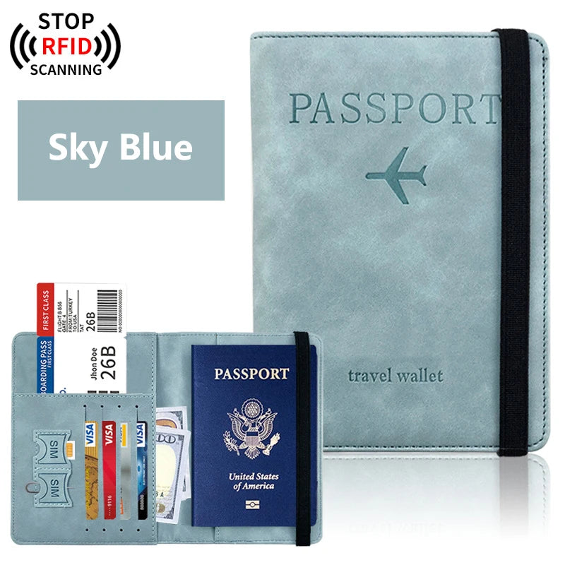 Étui de Voyage Multifonction Doté de la Technologie RFID pour Sécuriser vos Documents