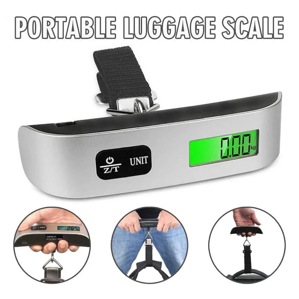 Balance à Bagages Numérique Suspendue – 50 kg / 110 lb