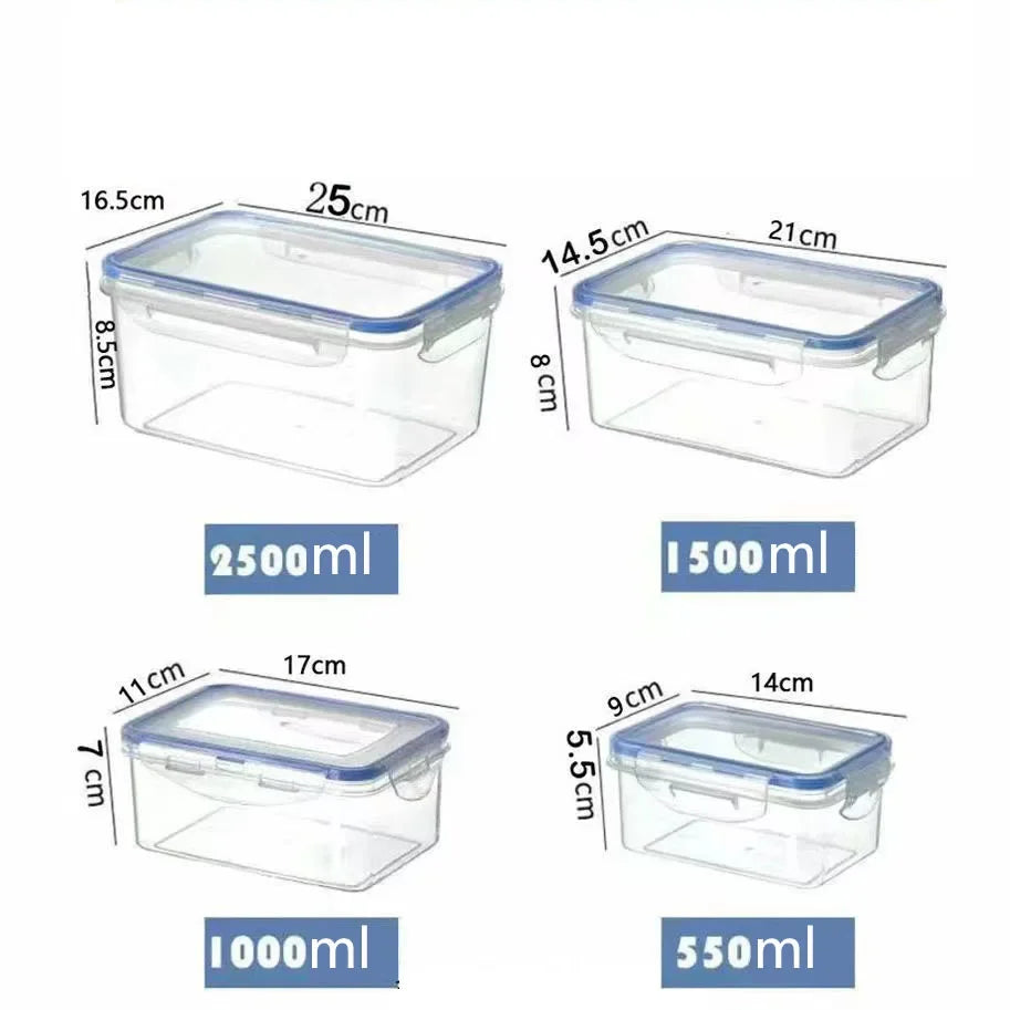Boîte de Rangement Rectangulaire pour Réfrigérateur