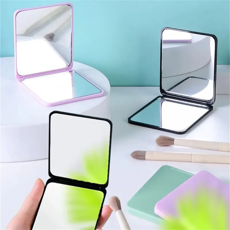 Miroir de Maquillage Pliable – Double Face, Portable Partout