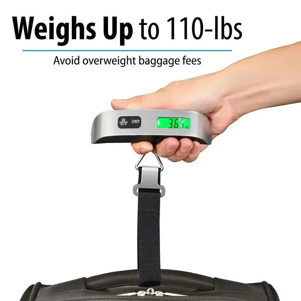 Balance à Bagages Numérique Suspendue – 50 kg / 110 lb