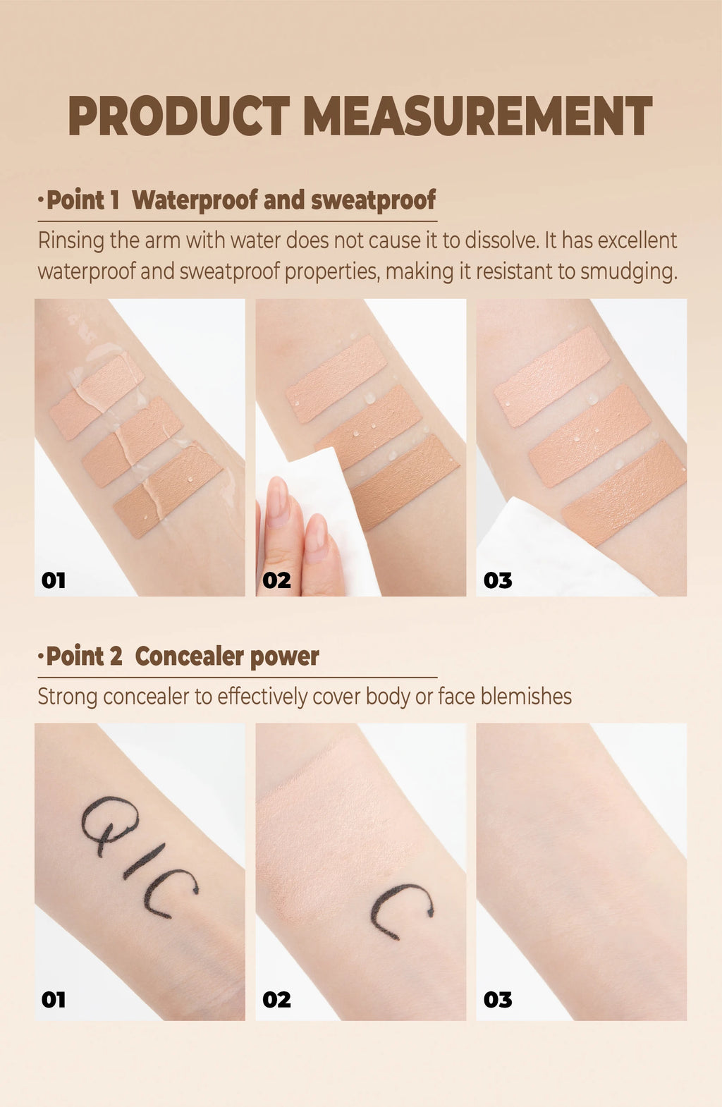 Correcteur Haute Couverture Imperméable – Camoufle Tatouages & Cicatrices