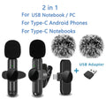 Microphone Lavallière sans fil 2.4G – Audio et Vidéo Haute Qualité