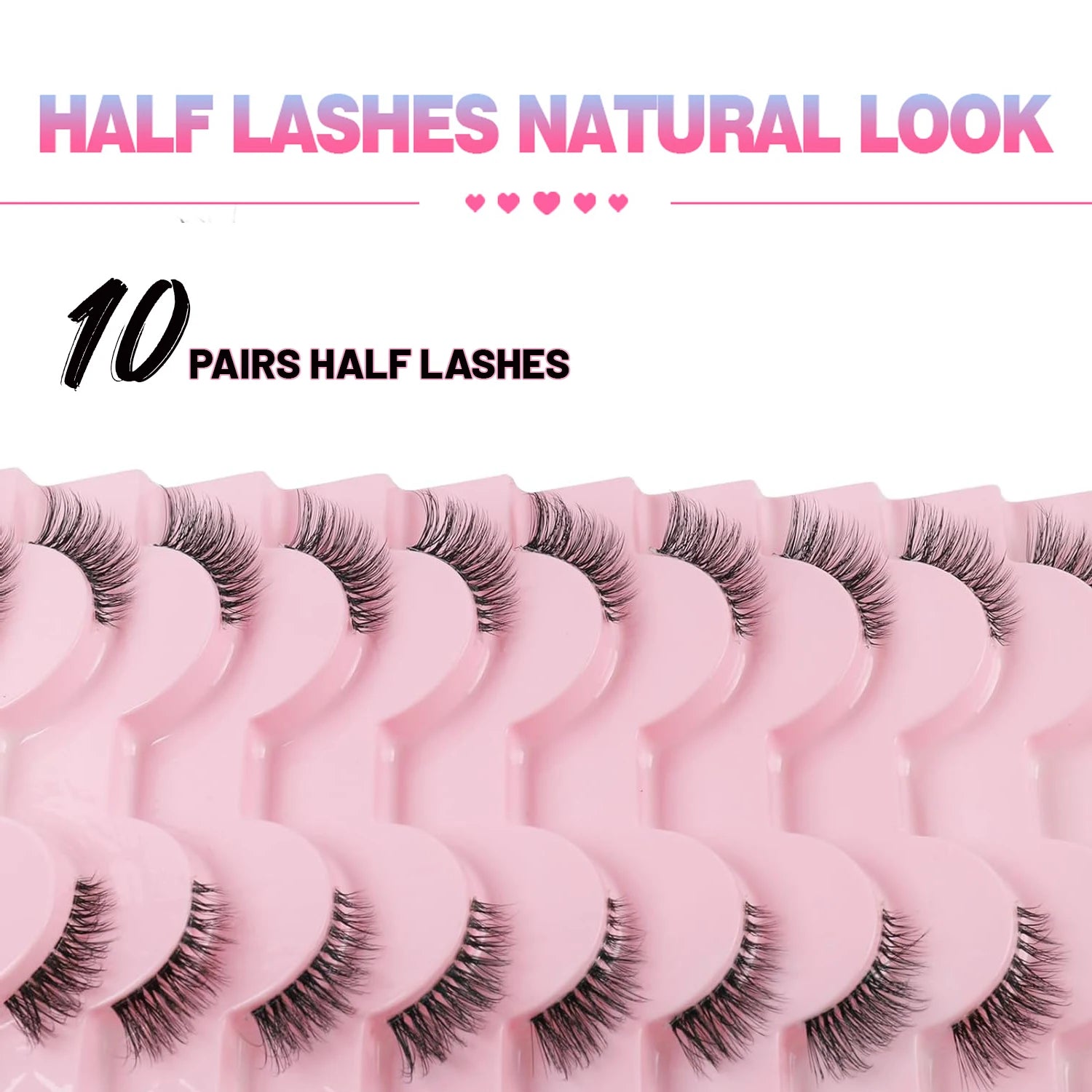 Demi-Cils Effet Naturel "Cat Eyes"