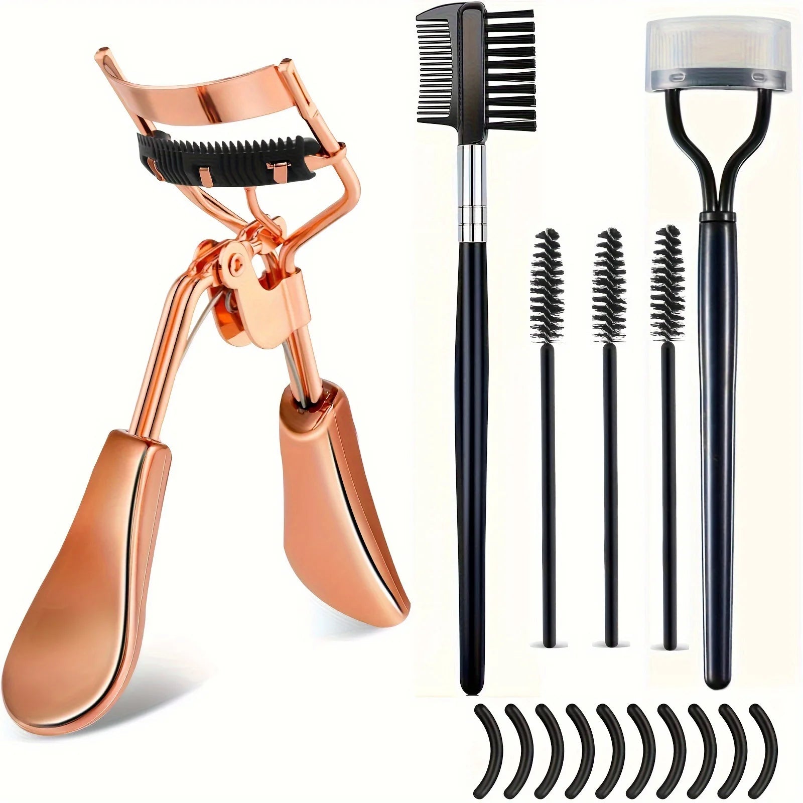 Ensemble de Recourbe-Cils 7 à 15 Pièces – Outils Complets de Maquillage