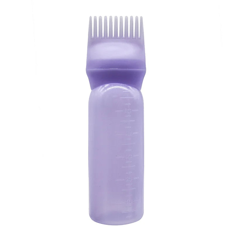 Bouteille d'Applicateur d’Huile Capillaire avec Peigne Intégré