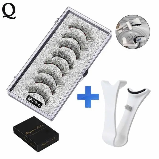 Kit de Cils Magnétiques Naturels 3D Réutilisables