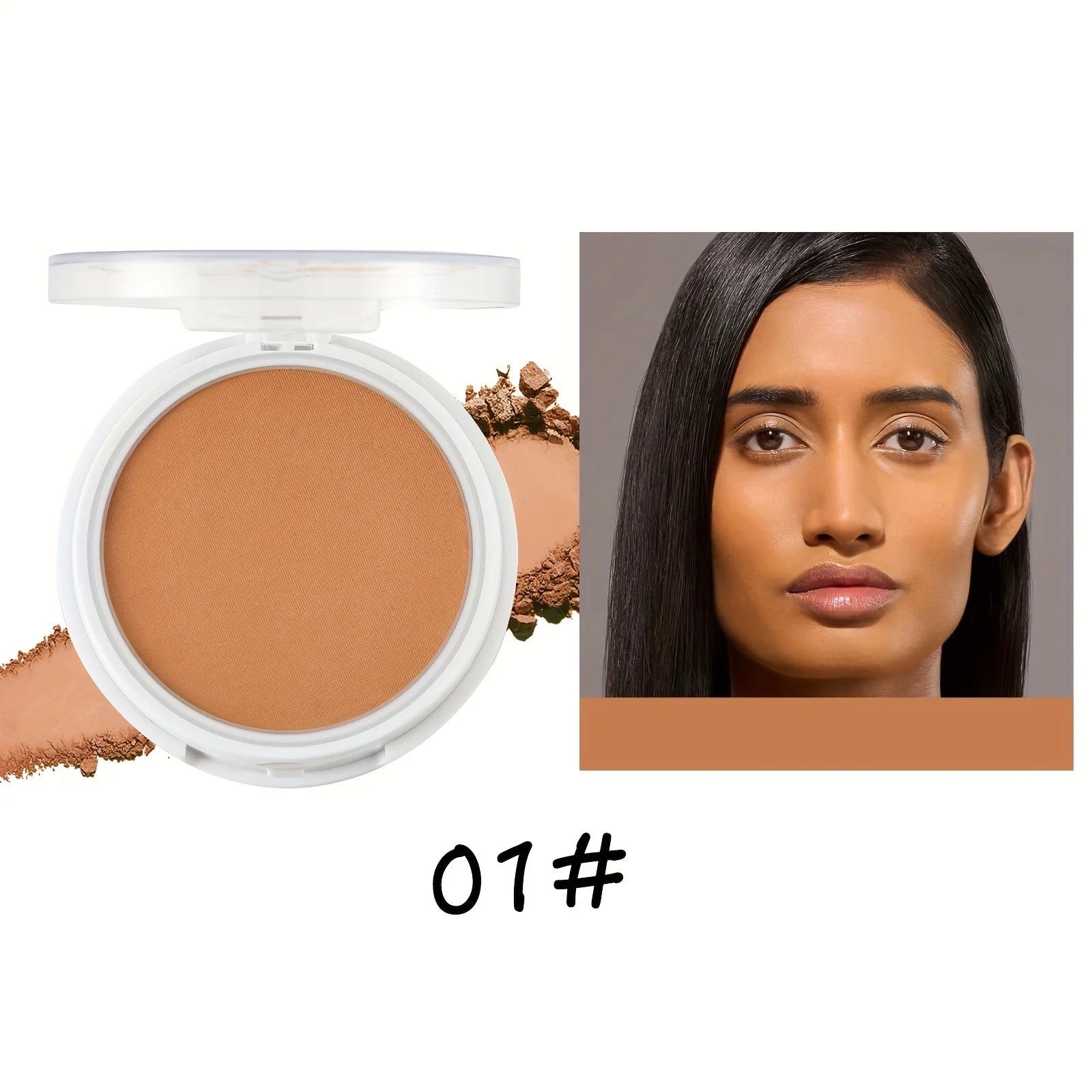 Poudre Bronzante de Blé – Finition Mate pour Peau Foncée