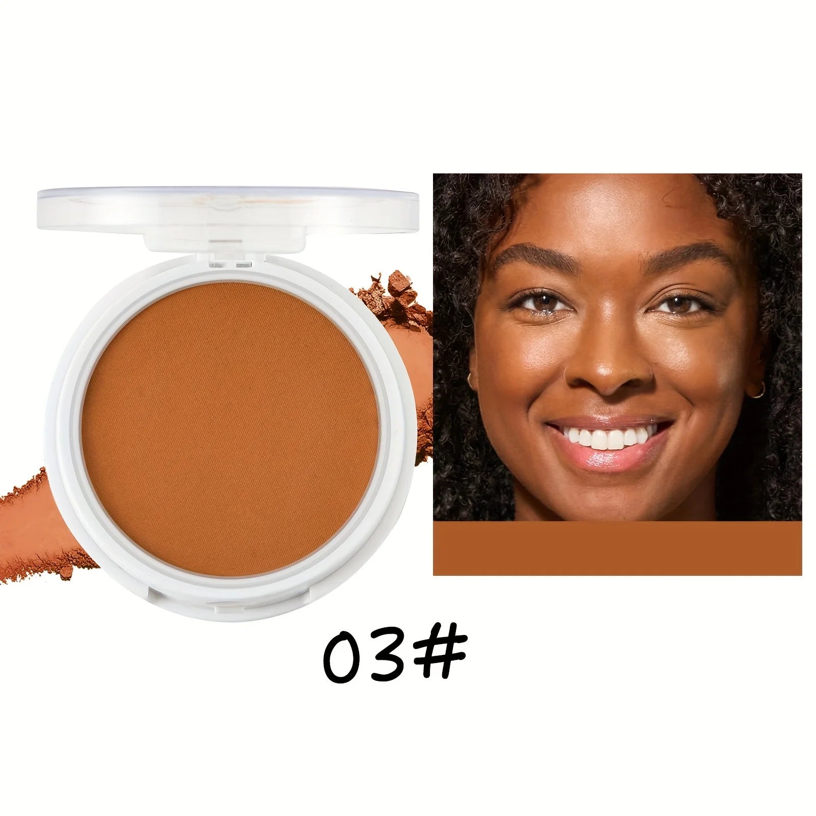 Poudre Bronzante de Blé – Finition Mate pour Peau Foncée