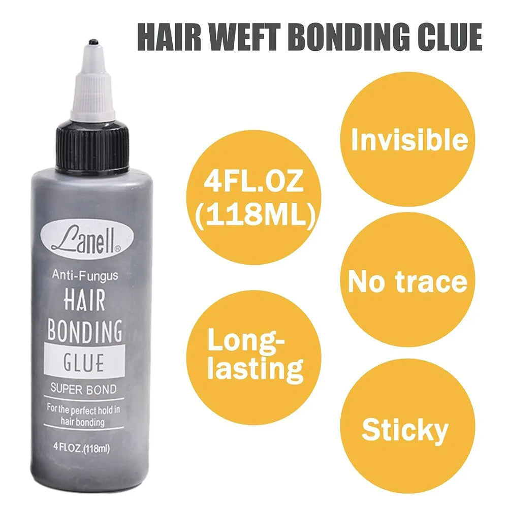 1oz/2oz Bonding Glue for Lash Waterproof Extra Strong Eyelash Extension Glue Strong Hold Black Adhesive Professional Supplies