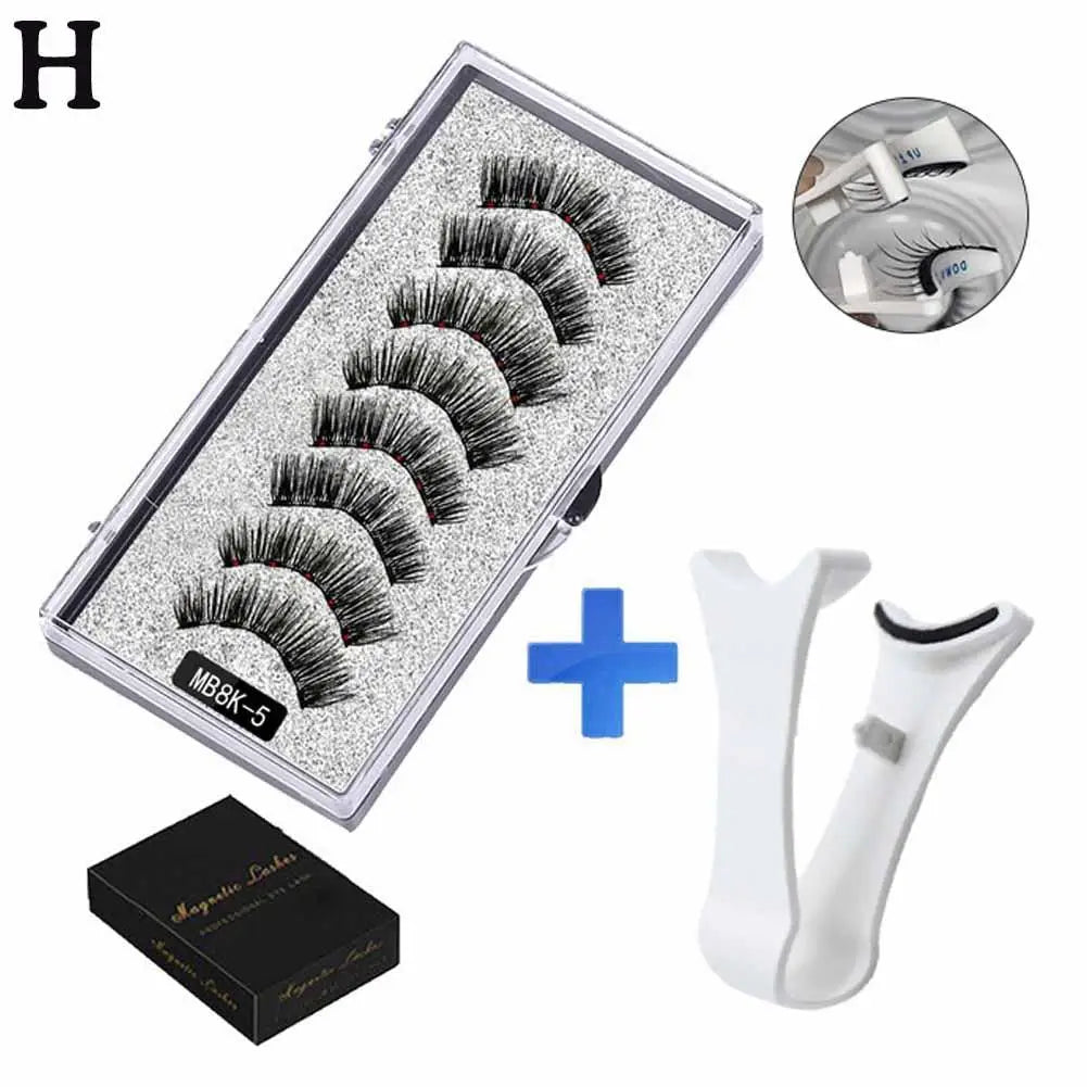 Kit de Cils Magnétiques Naturels 3D Réutilisables