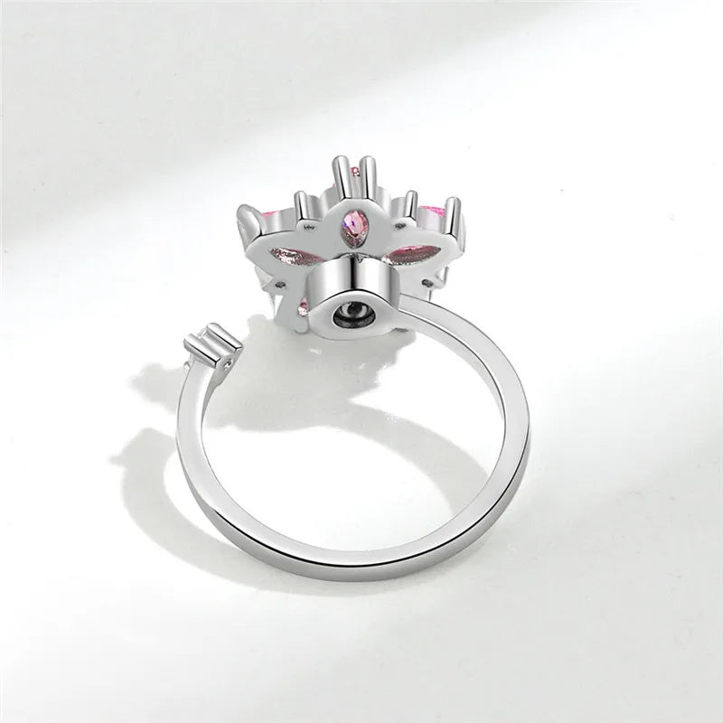 Bague Rotative Anti-Stress pour Femme, Multichoix, Bijoux Élégant