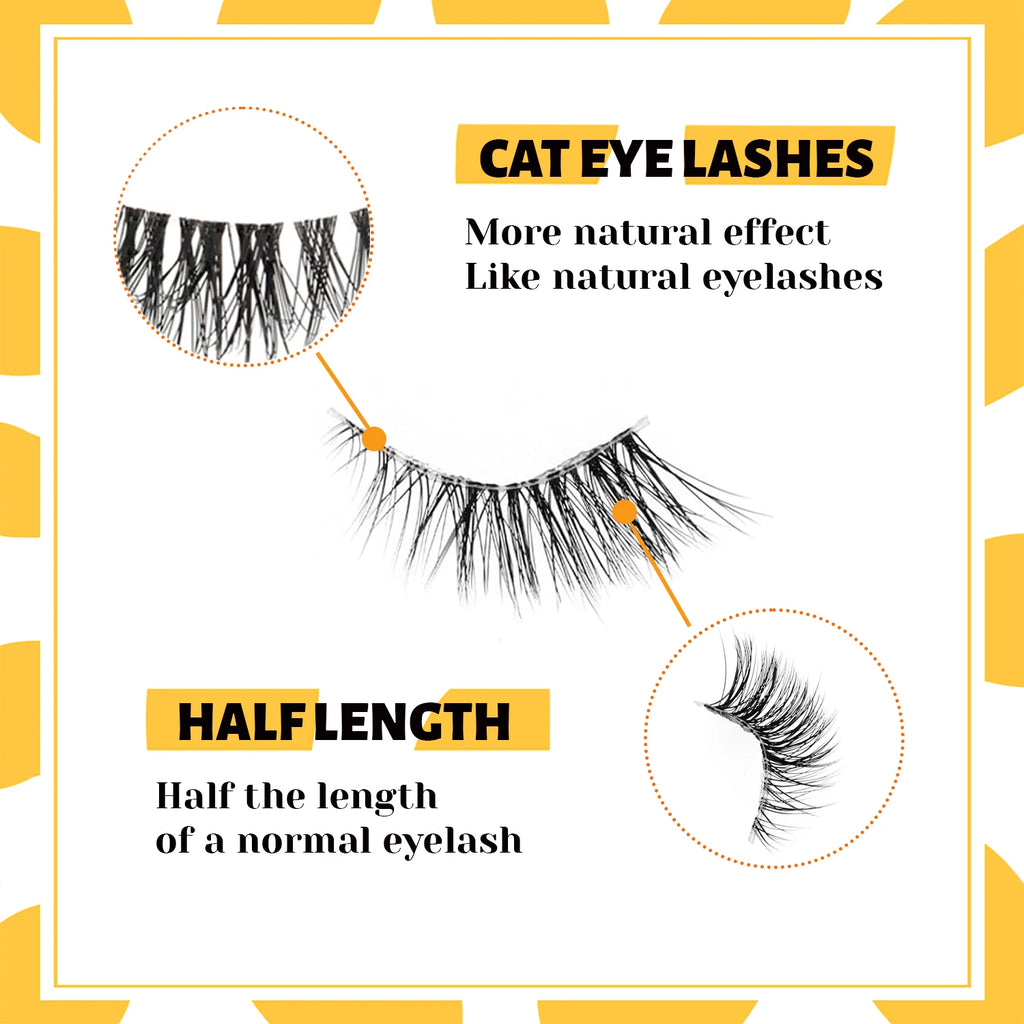 Demi-Cils Effet Naturel "Cat Eyes"