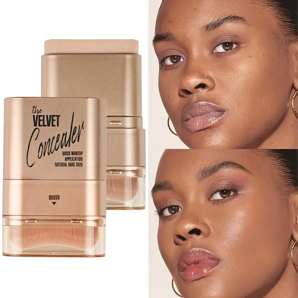 Bâton Correcteur & Fond de Teint 2 en 1 – Couvre-Cernes, Imperméable & Maquillage Impeccable