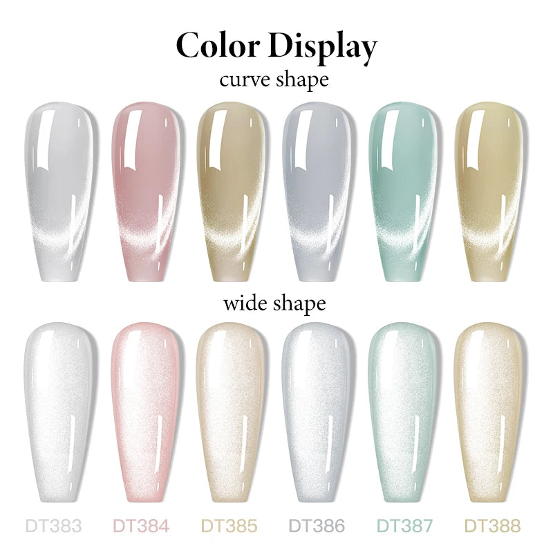 Vernis à Ongles Gel UV/LED à effet Magnétique, Effet Œil de Chat 7ml