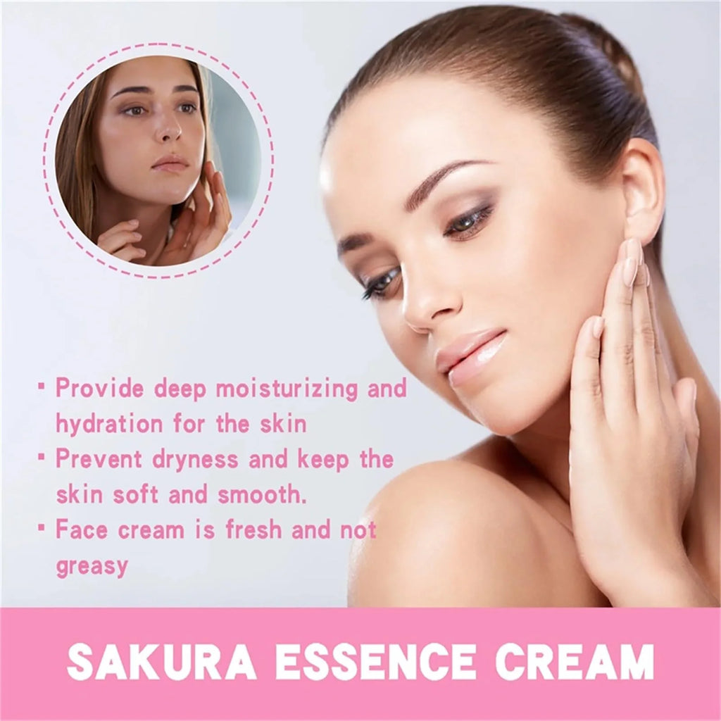Crème Tonifiante Sakura à l’Acide Hyaluronique