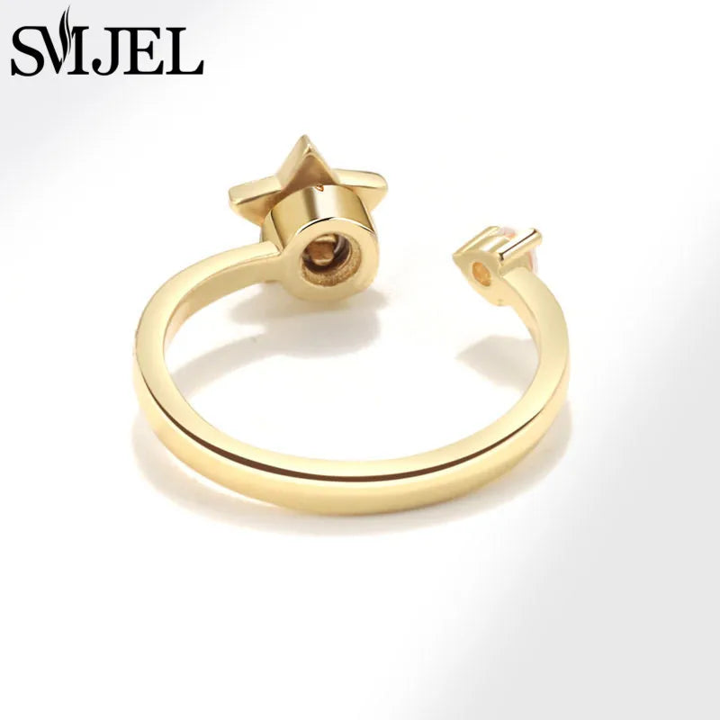 Bague Rotative Anti-Stress de Luxe –  Cristal, Tendance, Luxueux