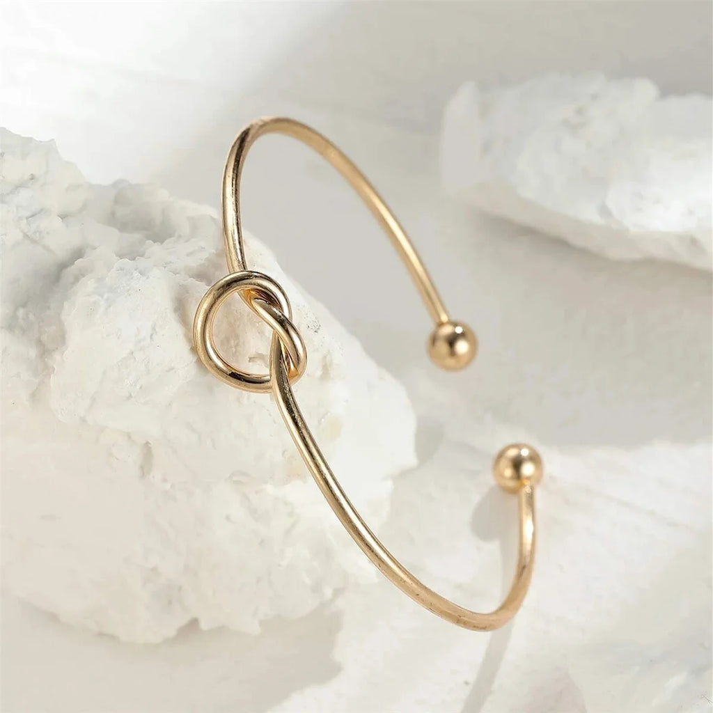 Bracelets Manchette Vintage en Acier Inoxydable