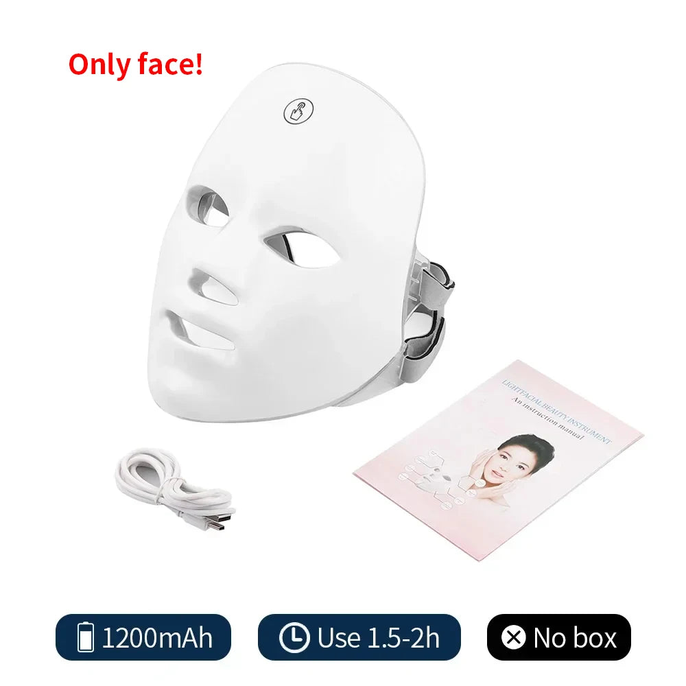 Masque LED Visage – Soin Réparateur et Rajeunissant