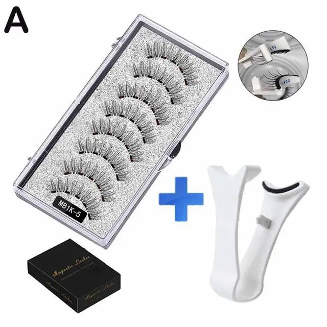 Kit de Cils Magnétiques Naturels 3D Réutilisables
