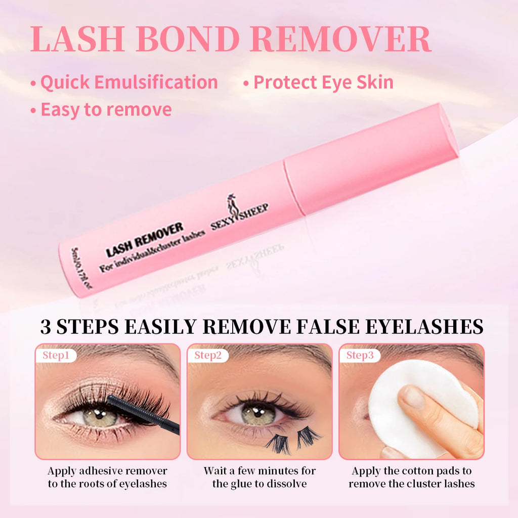 Kit Colle & Scellant pour Extensions de Cils – Tenue Super Forte, DIY