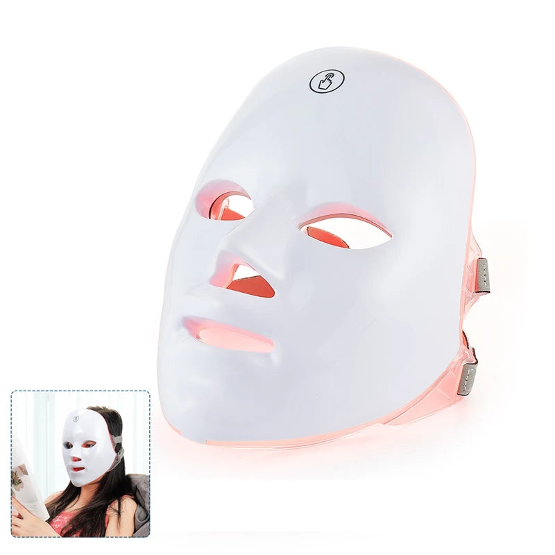 Masque LED Visage – Soin Réparateur et Rajeunissant