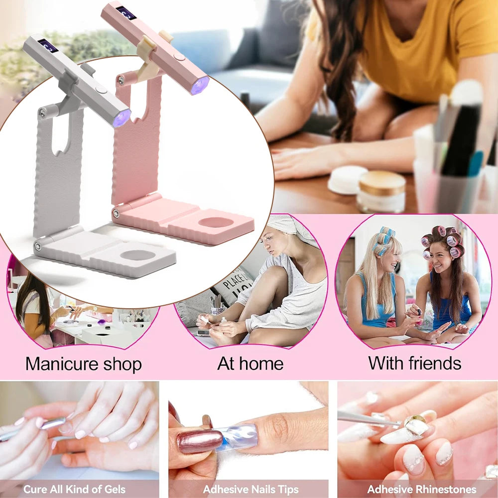 Lampe Sèche-Ongles UV/LED Portable Rechargeable par USB