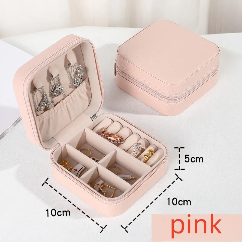 Mini Boîte de Rangement de Bijoux Portable – Voyage & Quotidien