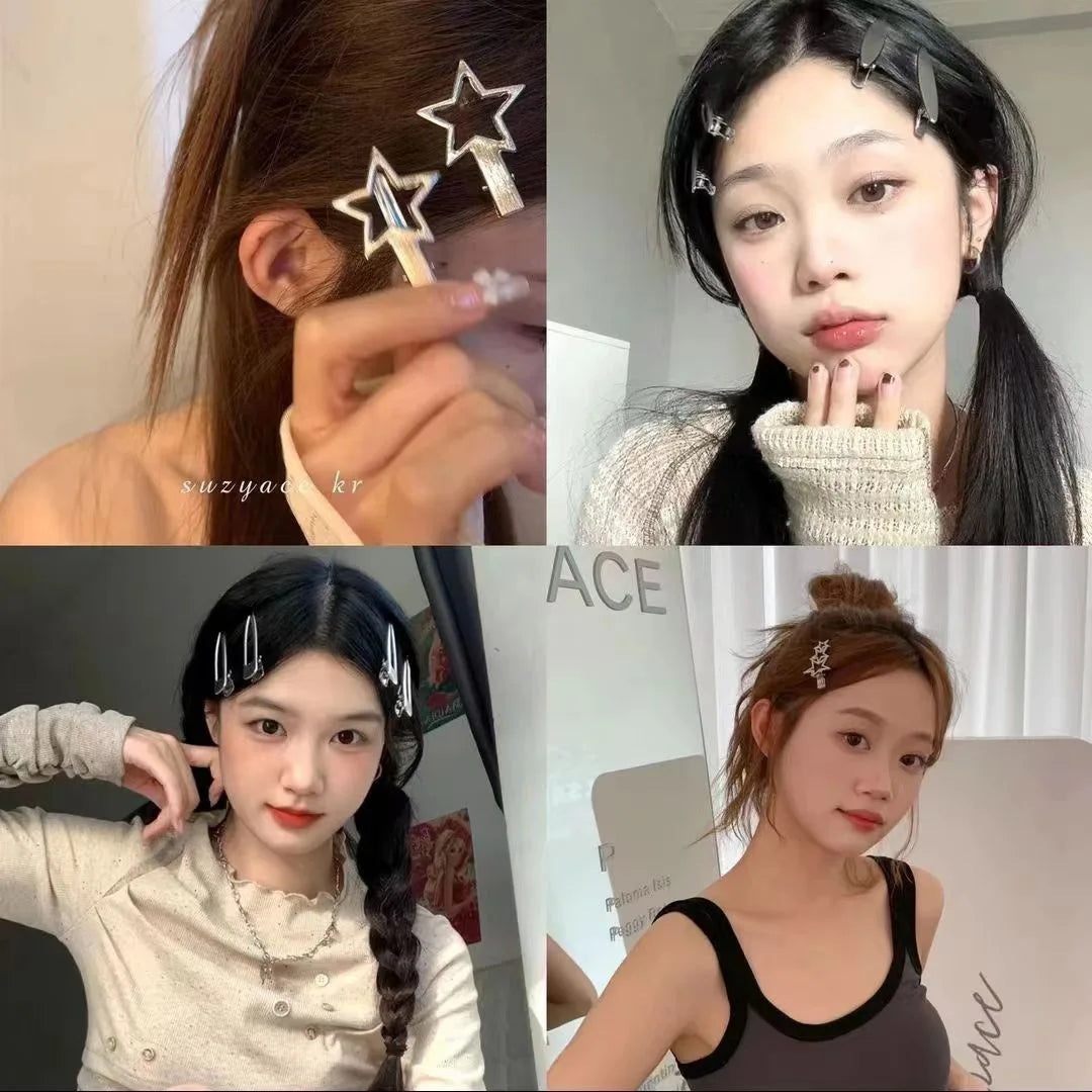 Épingles à Cheveux Métal Argenté – Accessoires Mode pour Femmes et Filles