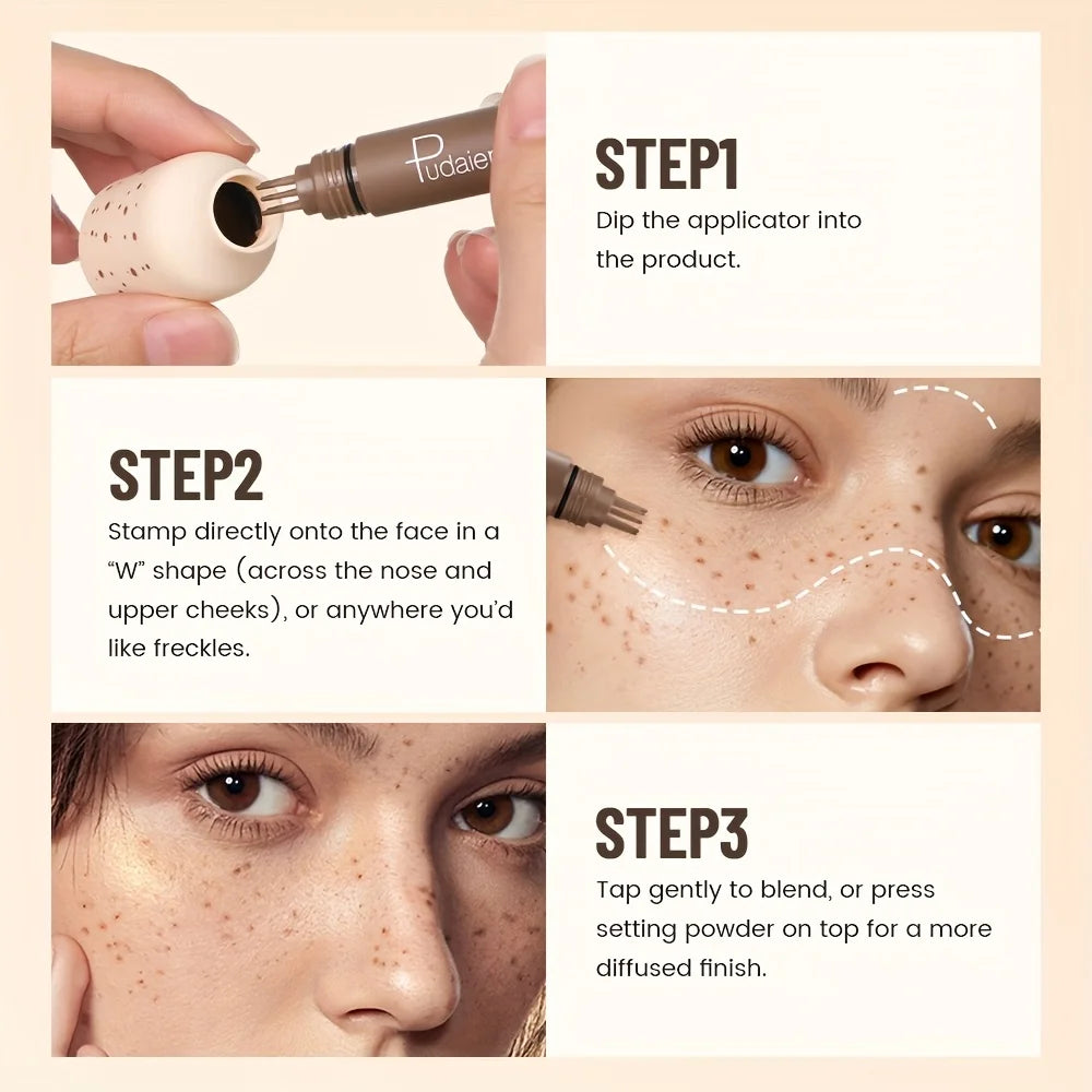 Stylo Tampon Taches de Rousseur Imperméable – Effet Naturel Longue Durée & Résistant à la Sueur