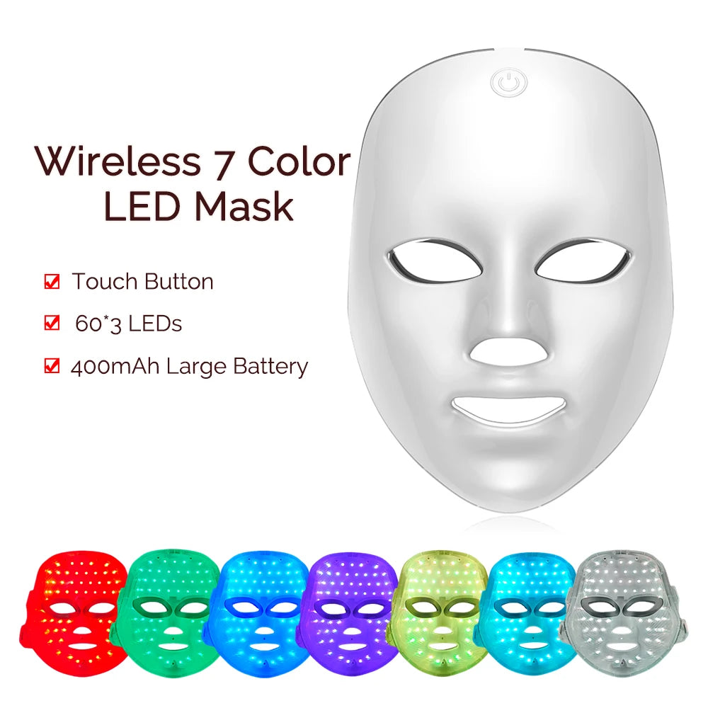 Masque LED Visage – Soin Réparateur et Rajeunissant