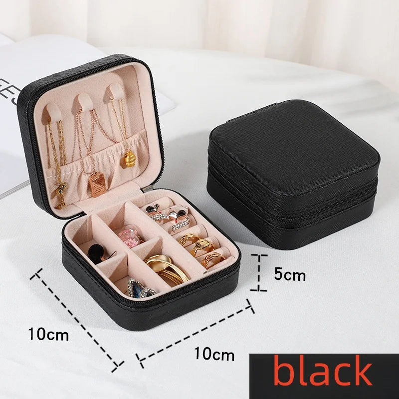 Mini Boîte de Rangement de Bijoux Portable – Voyage & Quotidien
