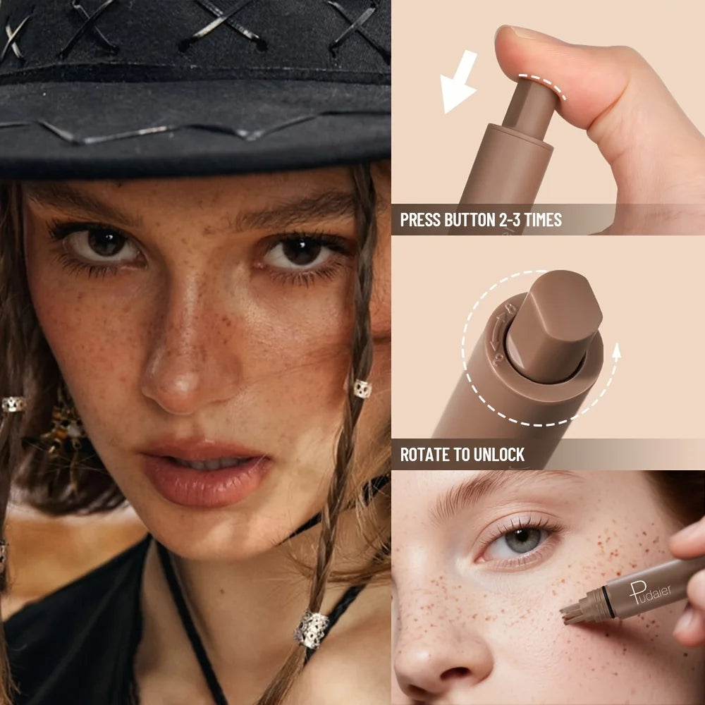 Stylo Tampon Taches de Rousseur Imperméable – Effet Naturel Longue Durée & Résistant à la Sueur