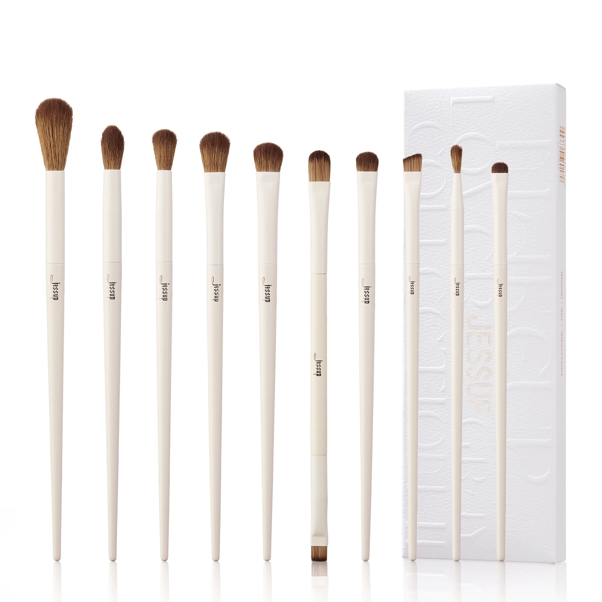 Pinceau de Maquillage Professionnel, Jessup Set,10-14pcs