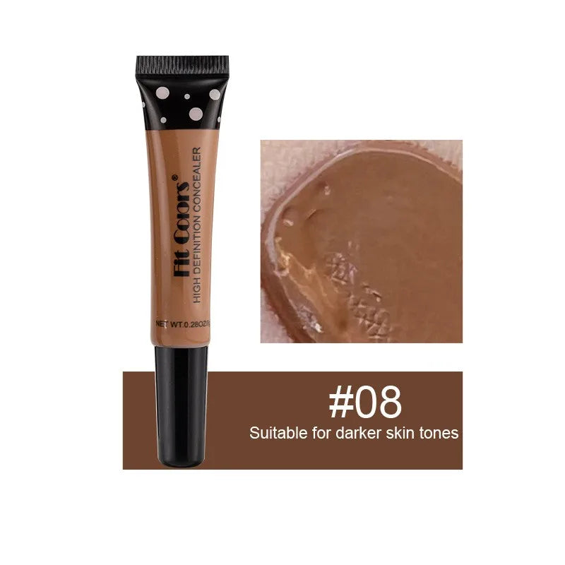 Correcteur plusieurs Choix de Teinte – Fond de Teint Liquide Nourrissant & Hydratant, Couvrance Cernes & Imperfections