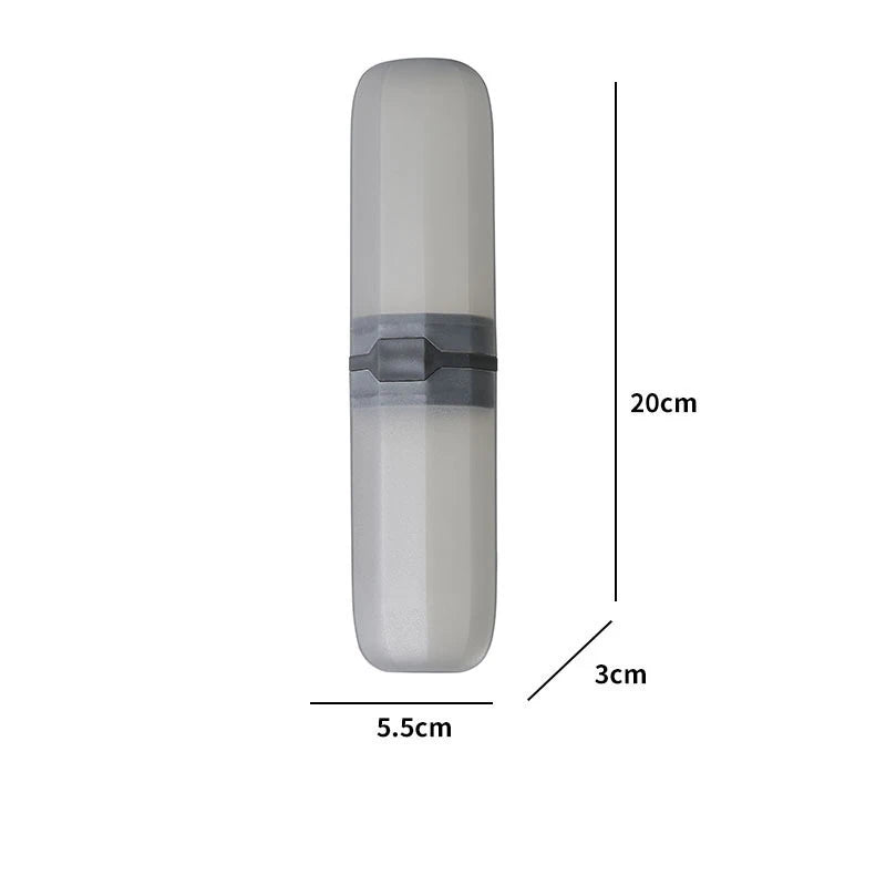 Boîte de Rangement Portable pour Brosse à Dents & Dentifrice