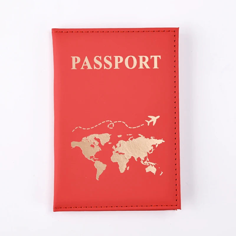 Housse de Protection pour Passeport en Cuir PU – Accessoire de Voyage Unisexe