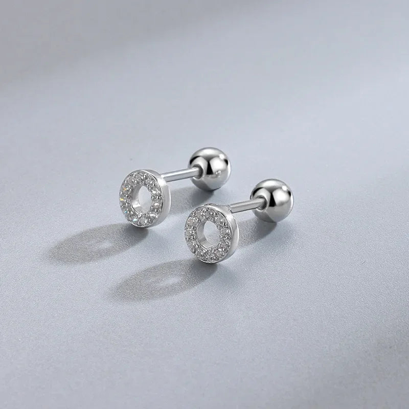 Boucles d’Oreilles Cœur à Vis – Hypoallergénique pour Cartilage Helix