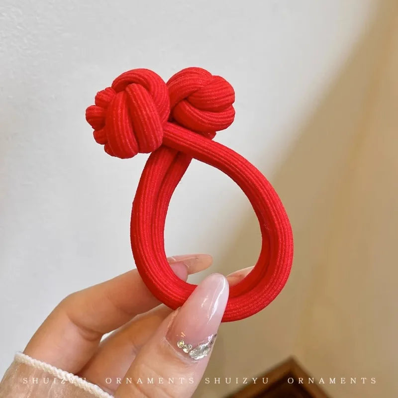 Attaches de Cheveux Elastiques Simples pour Femmes - Multicolors