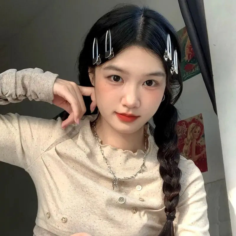 Épingles à Cheveux Métal Argenté – Accessoires Mode pour Femmes et Filles