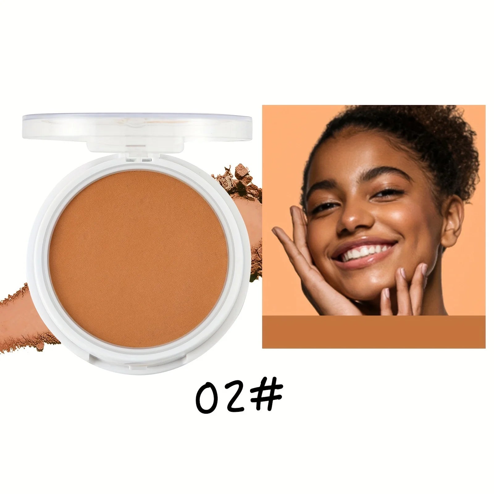 Poudre Bronzante de Blé – Finition Mate pour Peau Foncée