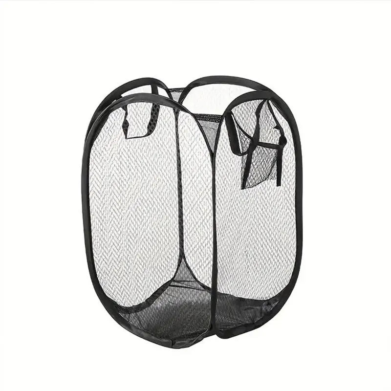 Panier à Linge Pop-Up en Maille – Grande Capacité & Pliable