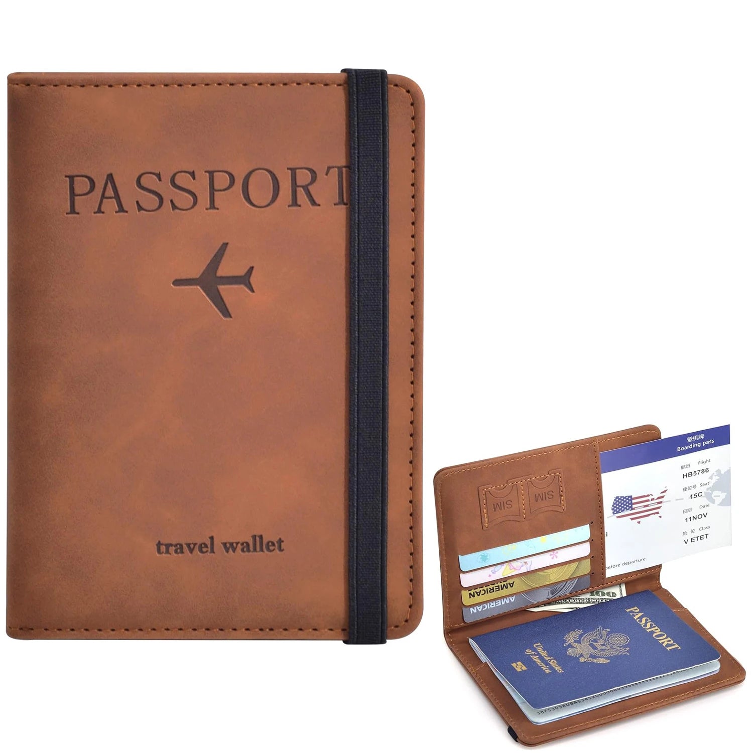 Étui de Voyage Multifonction Doté de la Technologie RFID pour Sécuriser vos Documents