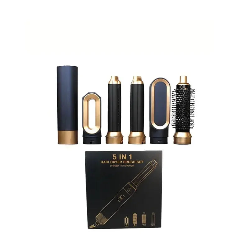 Brosse Coiffante & Sèche-Cheveux 5 en 1 – Outil de Coiffure Multifonction Professionnel