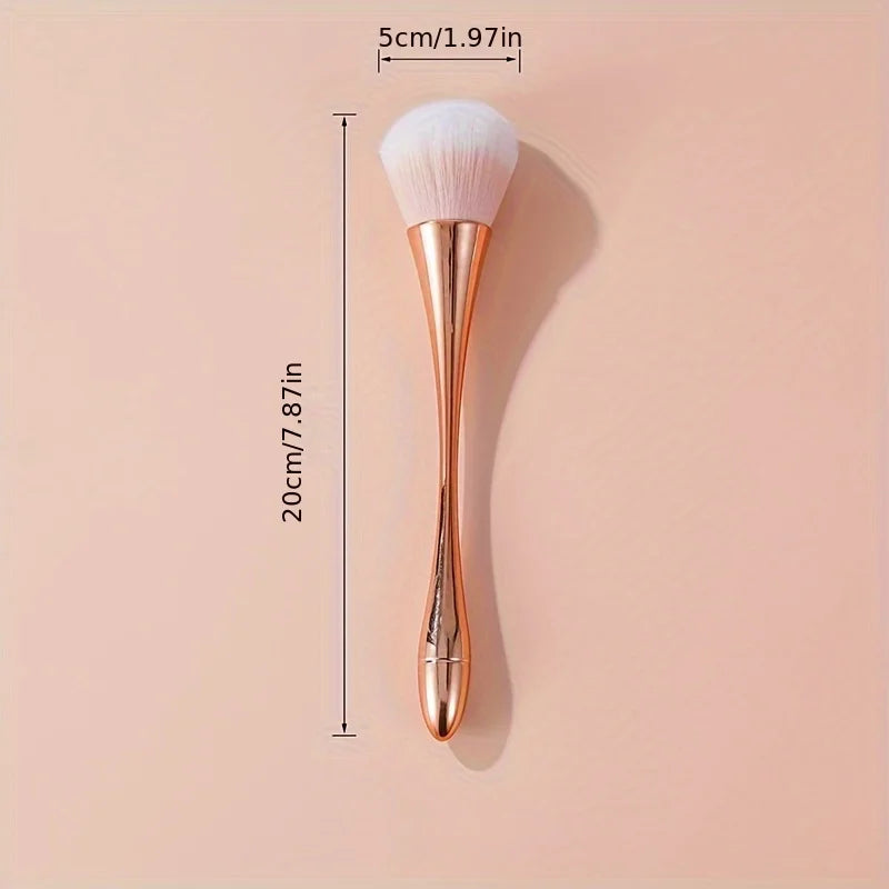 Pinceau Maquillage Éventail Rose Gold