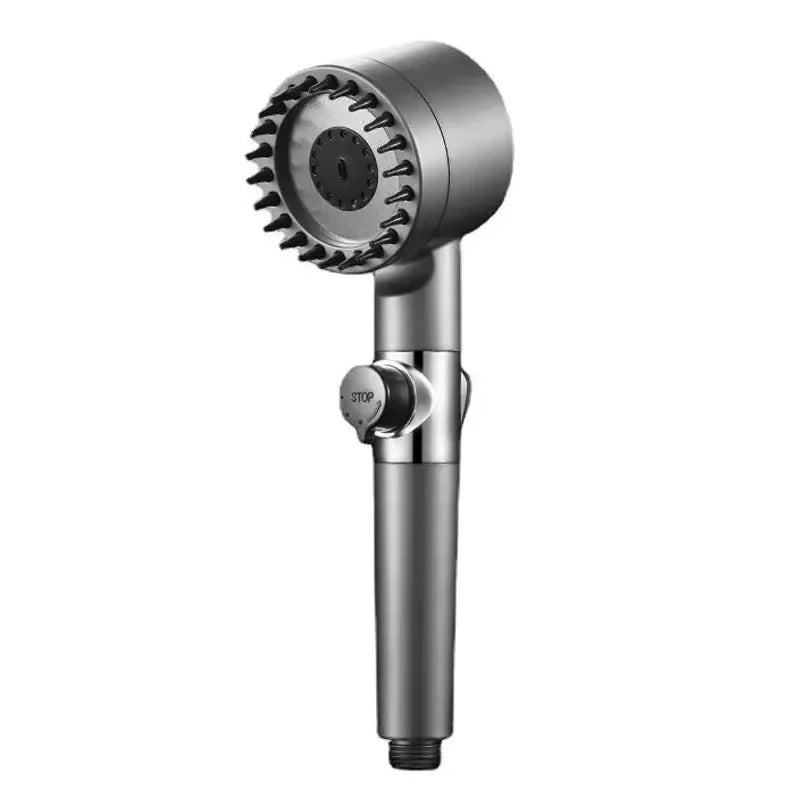 Pommeau de Douche à Filtre Haute Pression – 3 Modes avec Brosse de Massage
