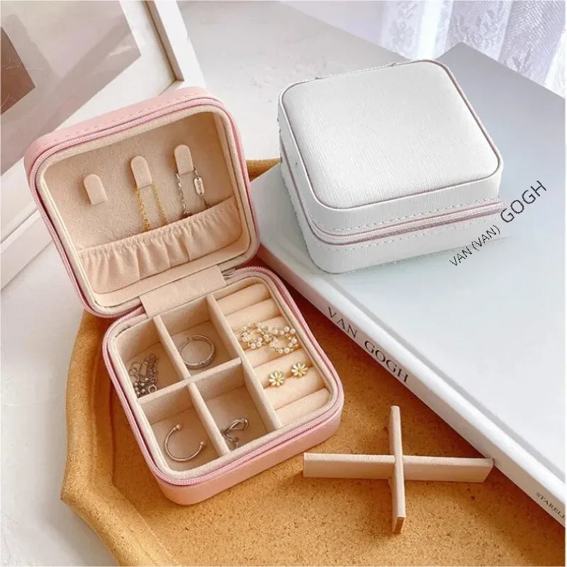 Mini Boîte de Rangement de Bijoux Portable – Voyage & Quotidien