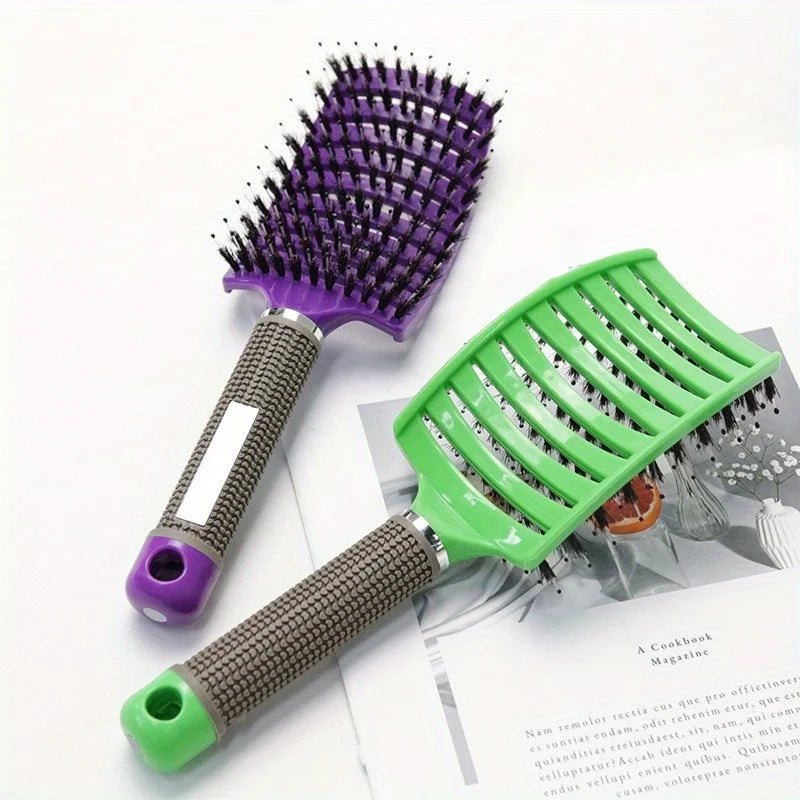 Brosse à Cheveux Magique de Massage du Cuir Chevelu – Démêlant pour Tout Type de Cheveux