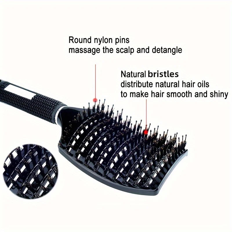 Brosse à Cheveux Magique de Massage du Cuir Chevelu – Démêlant pour Tout Type de Cheveux