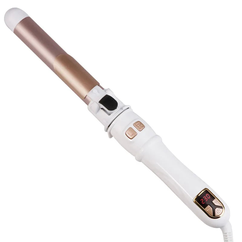 Bigoudi électrique automatique 1.1 pouces fer à friser rotatif avec affichage LED baguette à friser à chauffage rapide